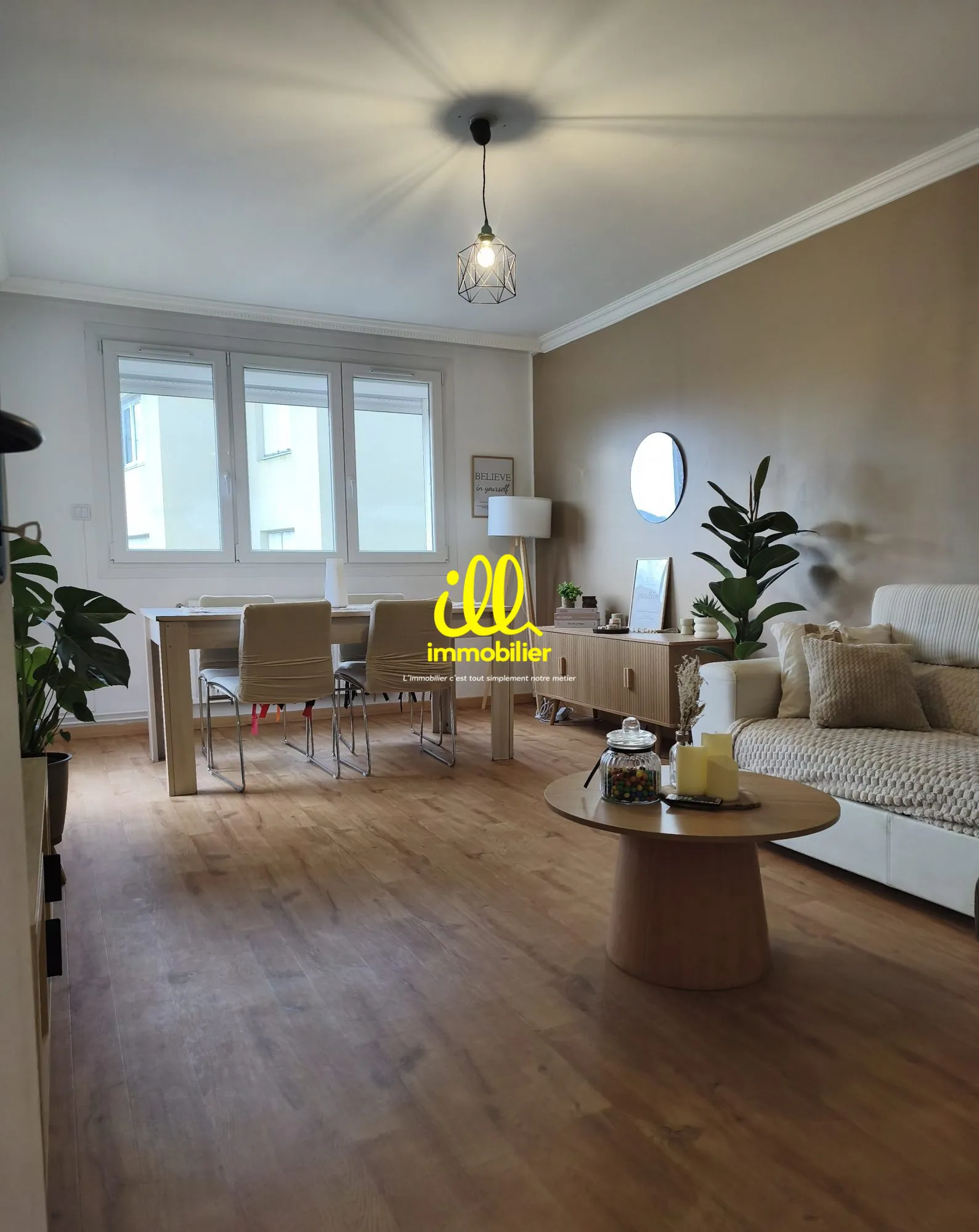 Appartement à vendre à Nouzonville avec forte rentabilité et cave, idéal investisseur