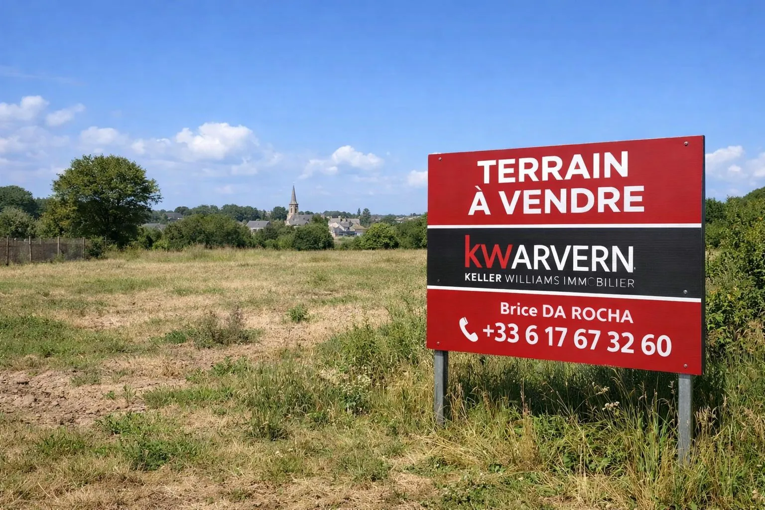 A vendre terrain constructible à Ravel, 1468 m², non viabilisé