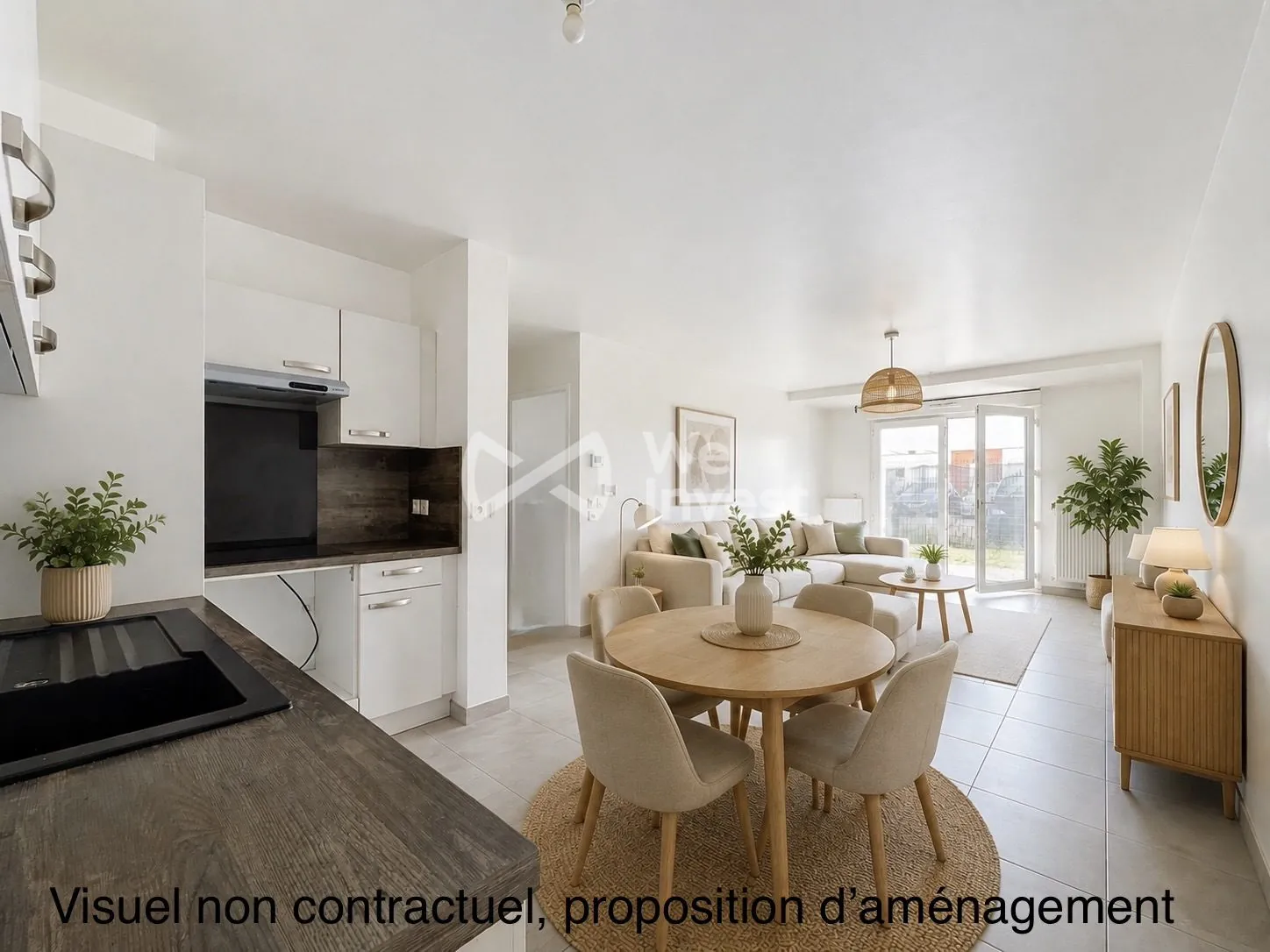 Appartement 2 pièces avec jardin à Tremblay-en-France - Résidence sécurisée 2017