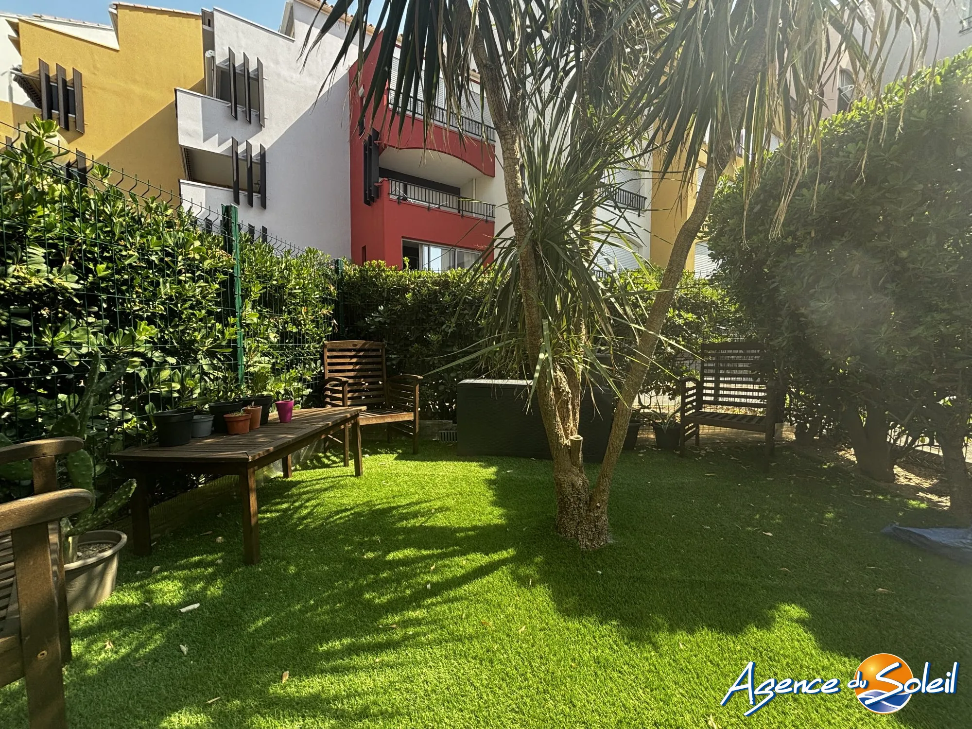 Appartement T3 en rez-de-jardin à Le Cap d'Agde à 100m de la mer