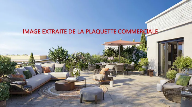 Appartement T2 à Chessy (77) avec livraison en 2028, dernier étage, 40,58 m² à vendre