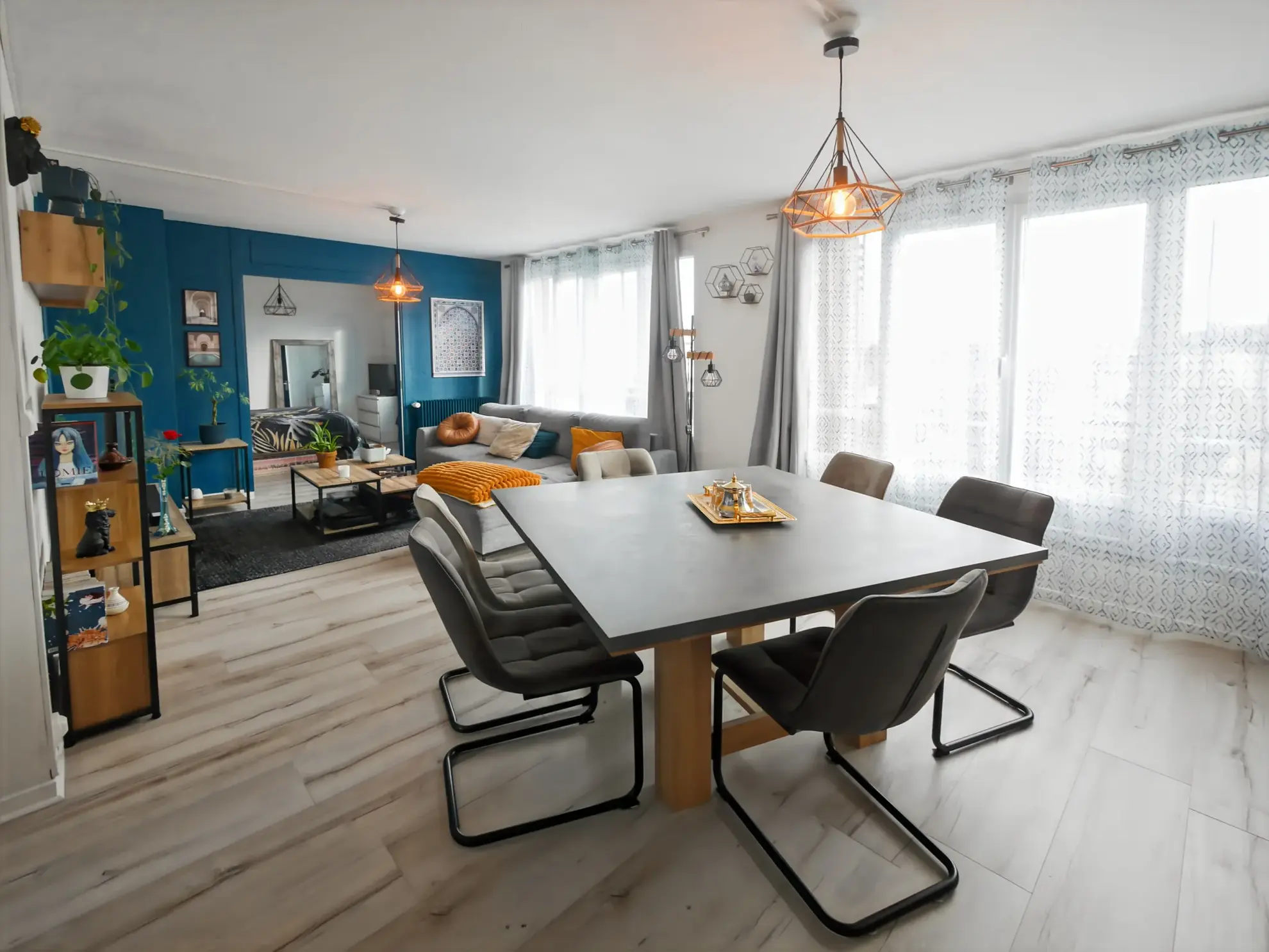 Appartement F3 avec vue panoramique sur Évreux – Dernier étage