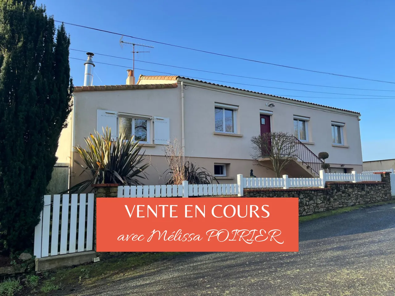 Maison spacieuse avec terrain en campagne proche des Herbiers