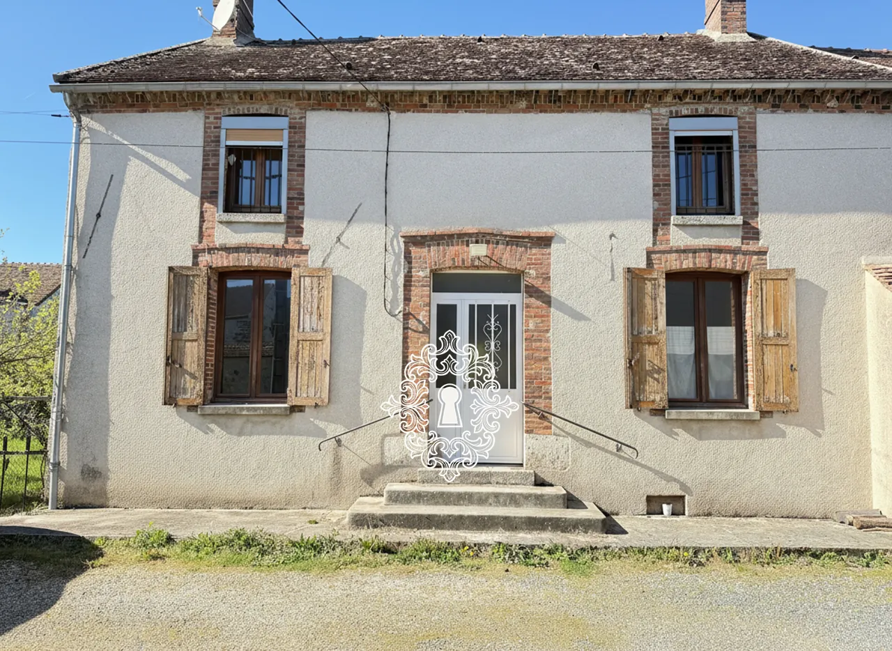 Maison ancienne à Longueville avec jardin, 2 chambres et cheminée