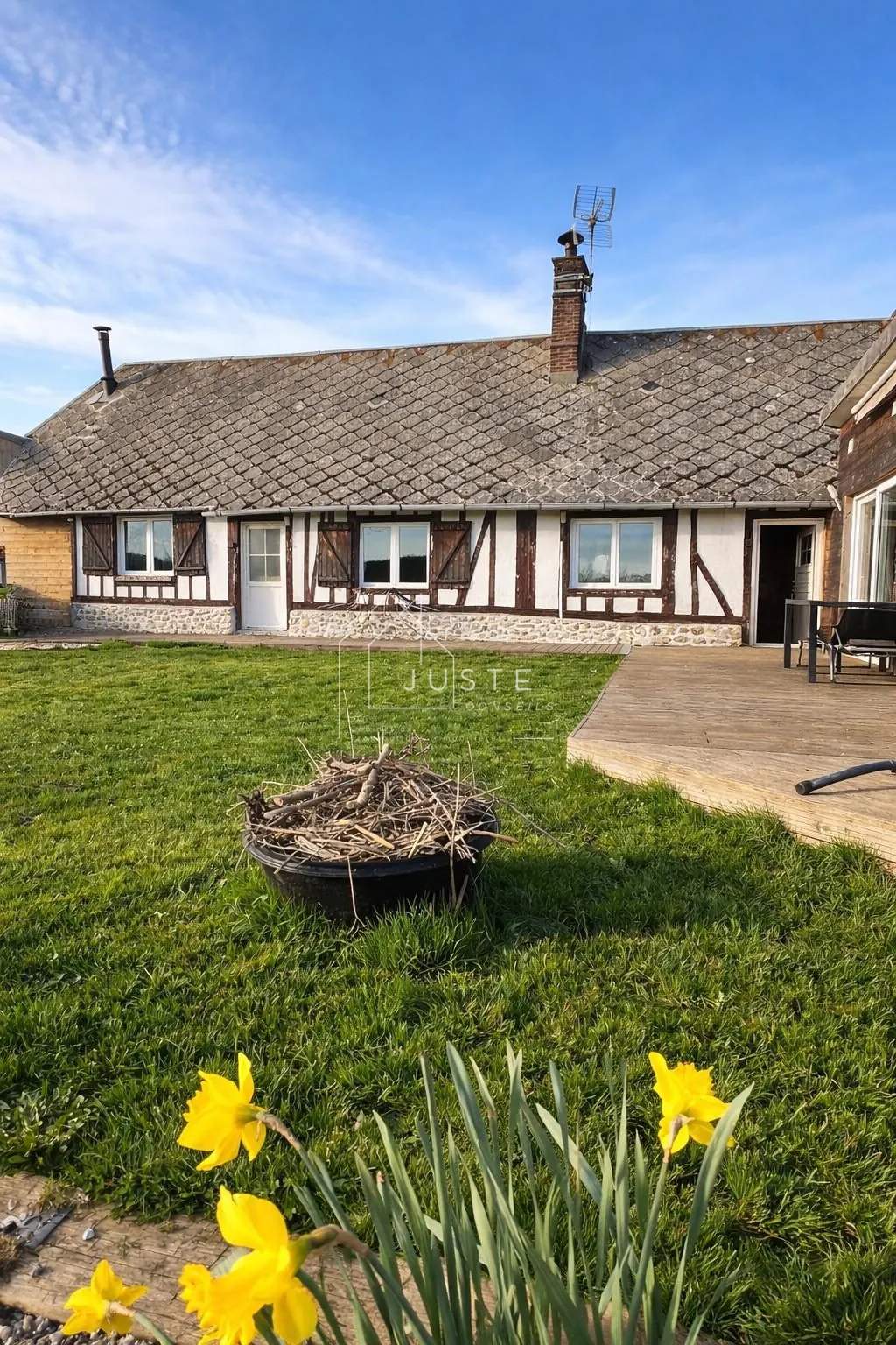 Longère à vendre à Saint Martin de l'If avec terrain et piscine couverte