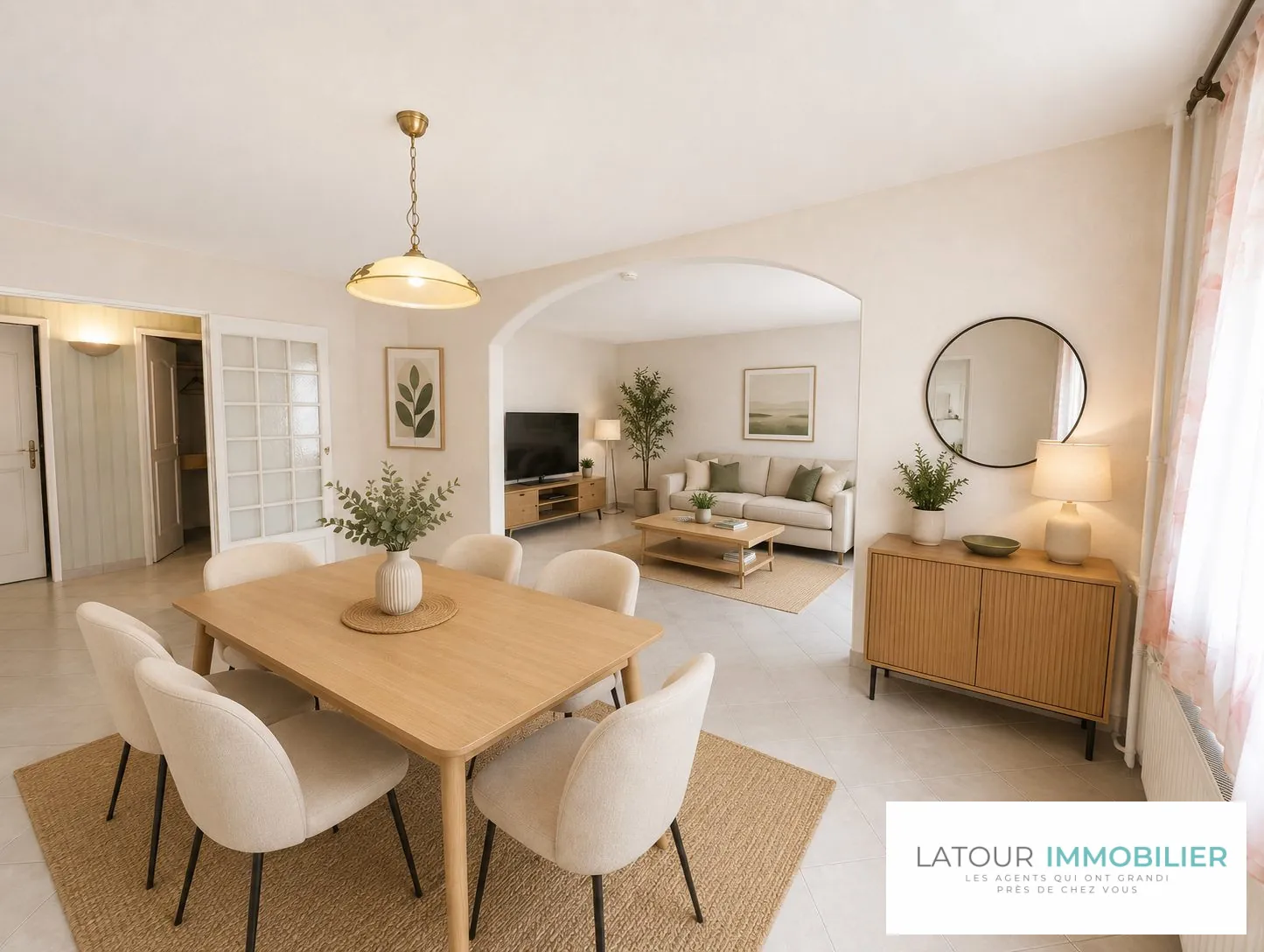Appartement T3 lumineux avec balcon et garage à Bourgoin-Jallieu