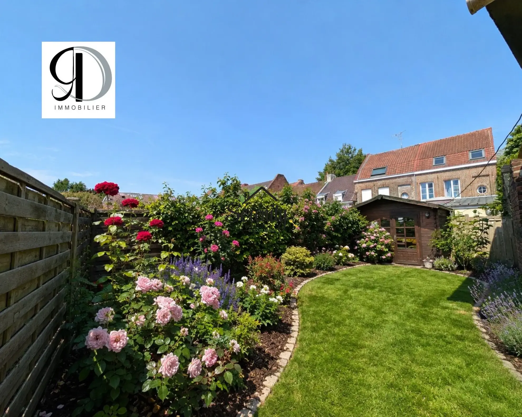 À vendre maison lumineuse avec jardin à Loos, 3 chambres, proche commerces
