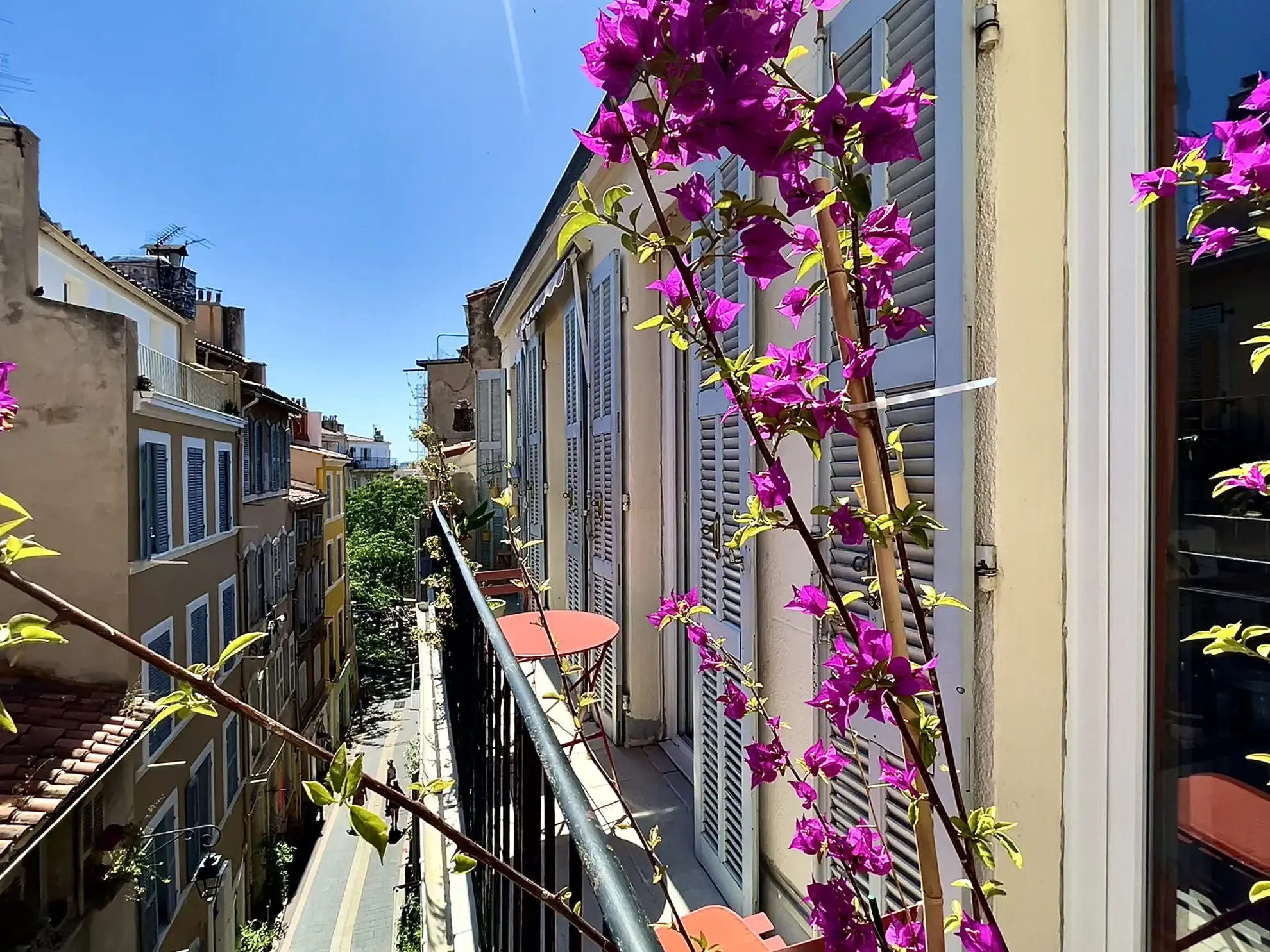 Appartement T2 lumineux de 41 m² avec balcon dans le Panier à Marseille