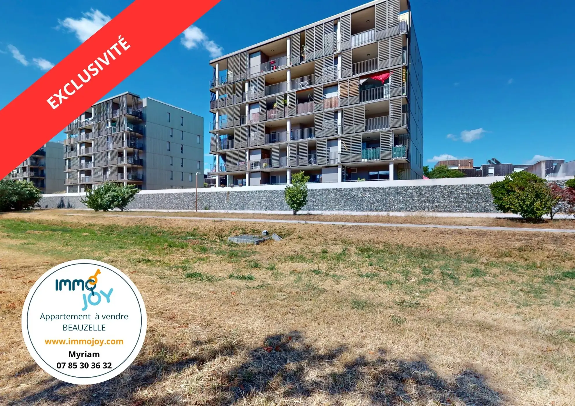 Vente appartement T3 avec terrasse à Beauzelle de 64 m²