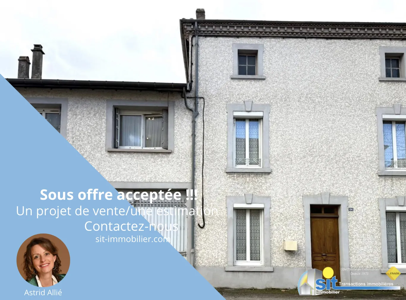 Maison de ville à Saint Rambert d'Albon avec potentiel d’investissement et espace extérieur