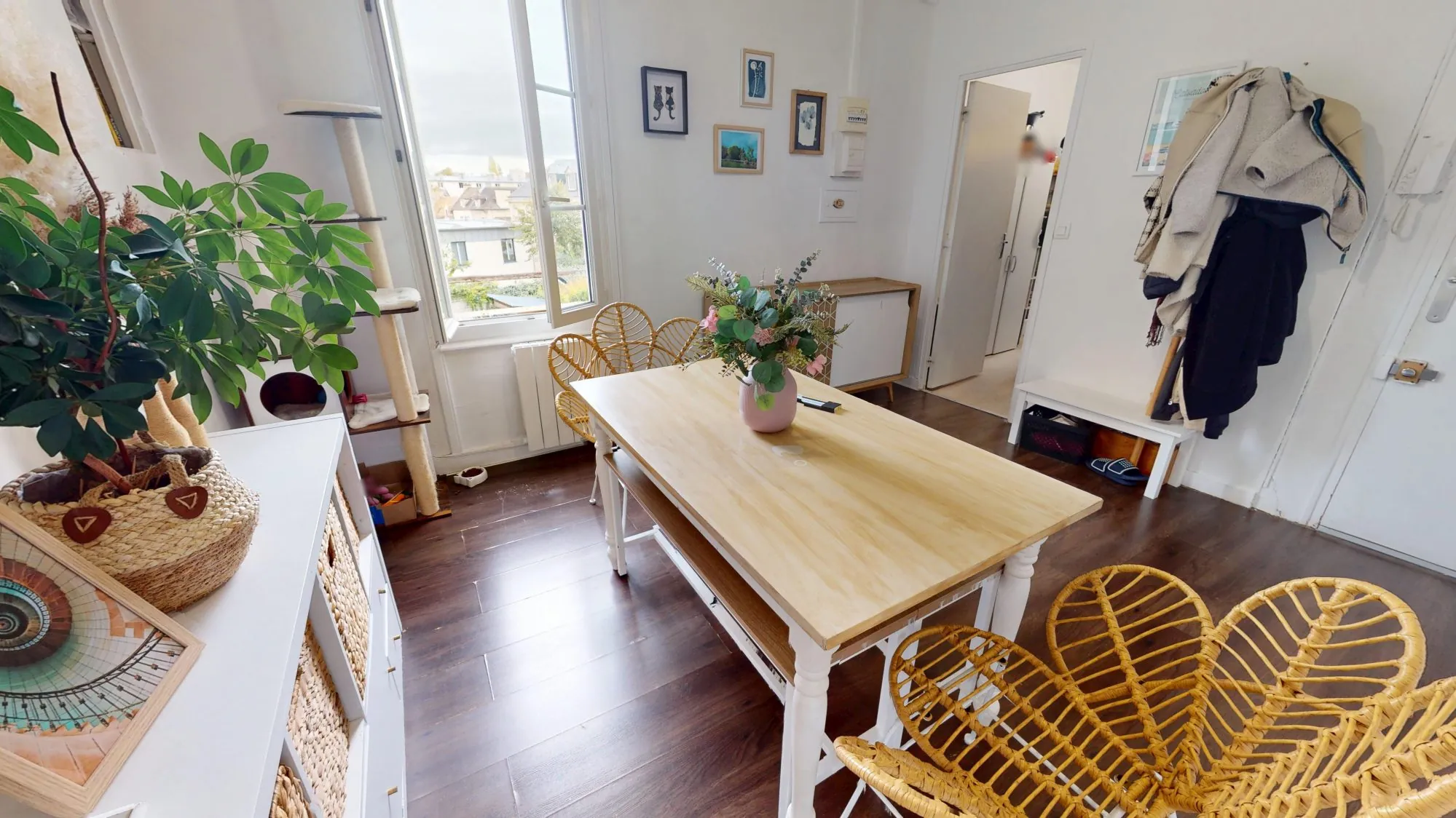 Appartement lumineux de 52 m² rue Caponière à Caen, idéal centre-ville