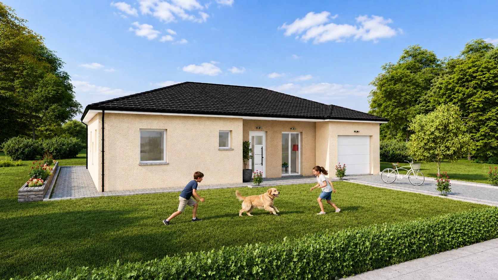 Maison neuve à Belmont-sur-Vair avec prestations modernes et garage - Projet sur mesure