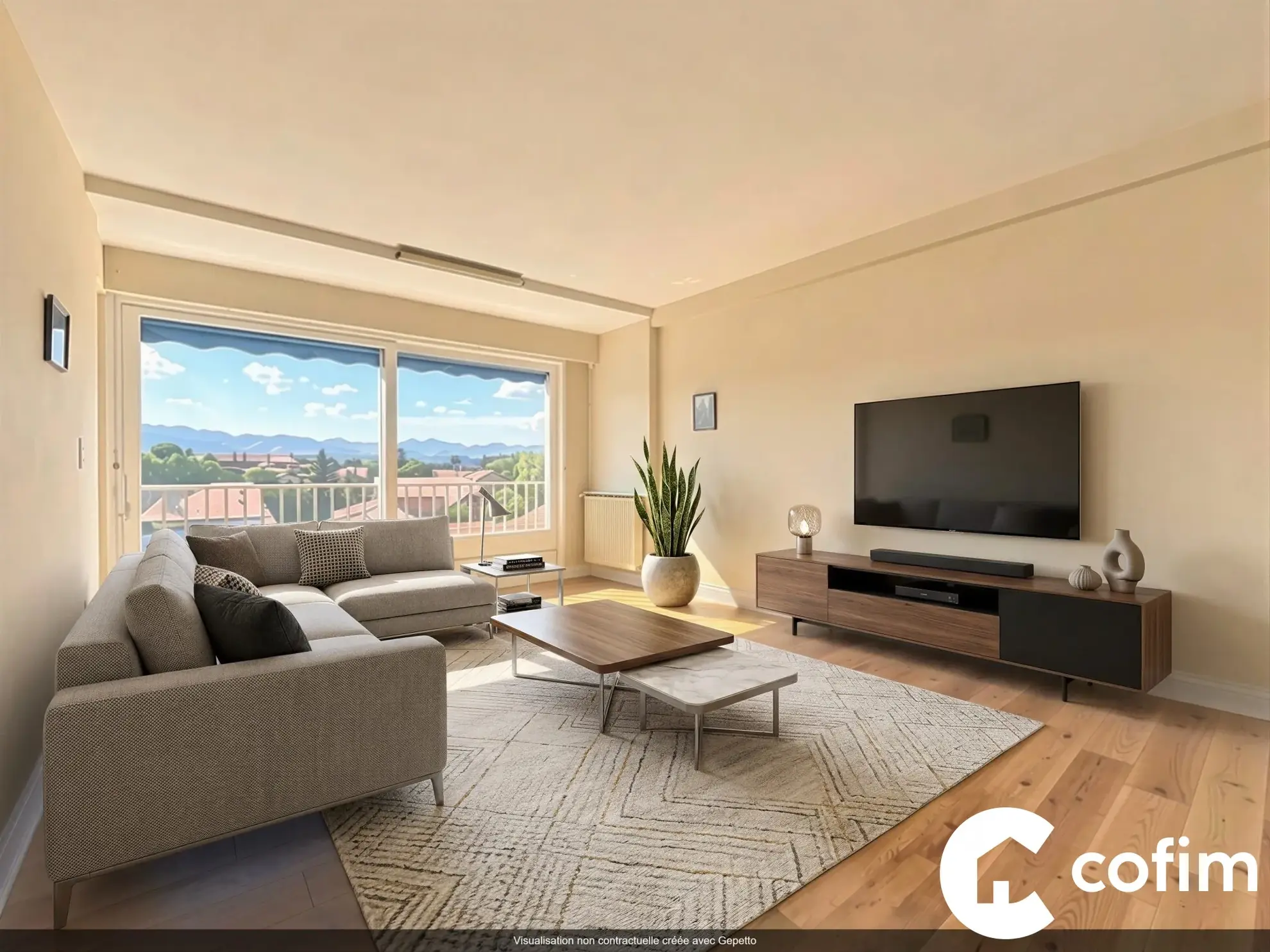 Appartement T3 avec Vue Pyrénées à Tarbes, Emplacement Recherché