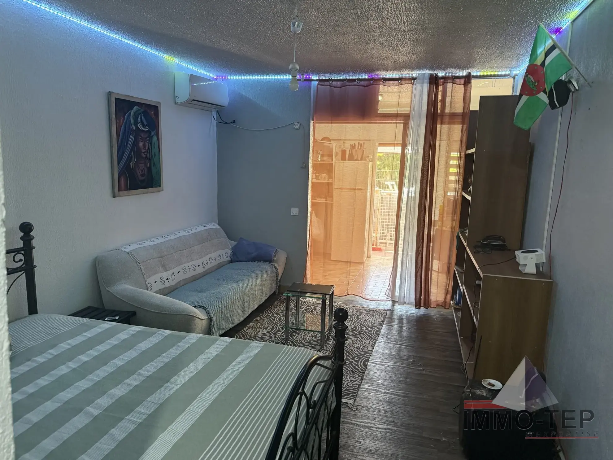 Studio lumineux de 28 m² avec terrasse et piscine à Le Gosier