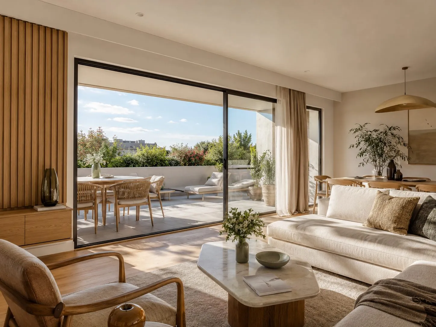 Appartement neuf de 3 pièces avec deux terrasses à Saint-Étienne