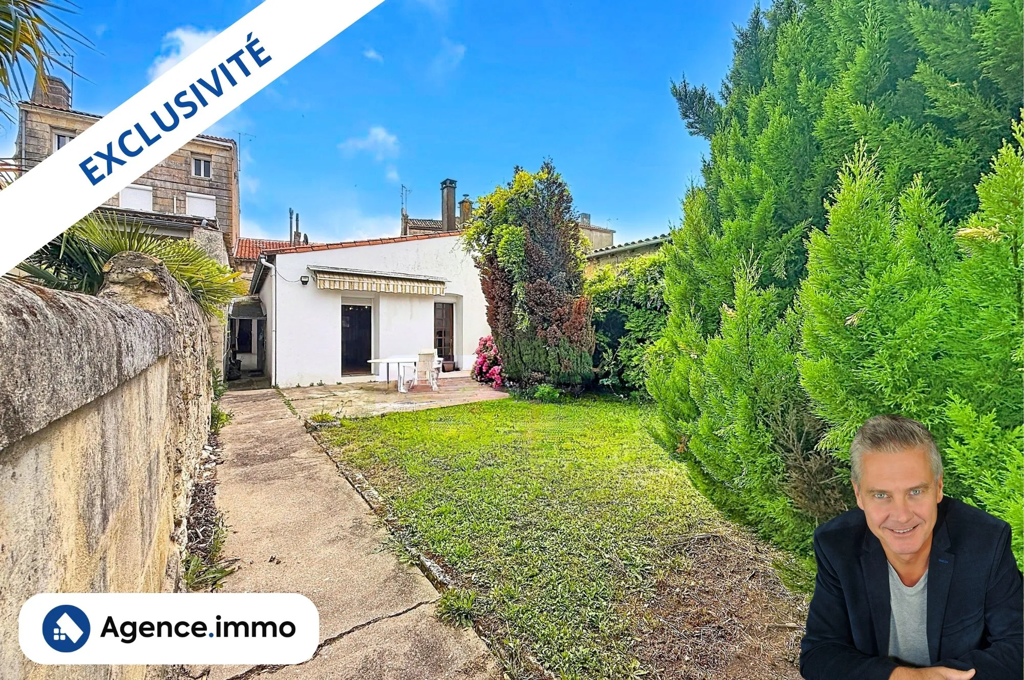 Immeuble mixte à rénover à Mirambeau avec fort potentiel locatif
