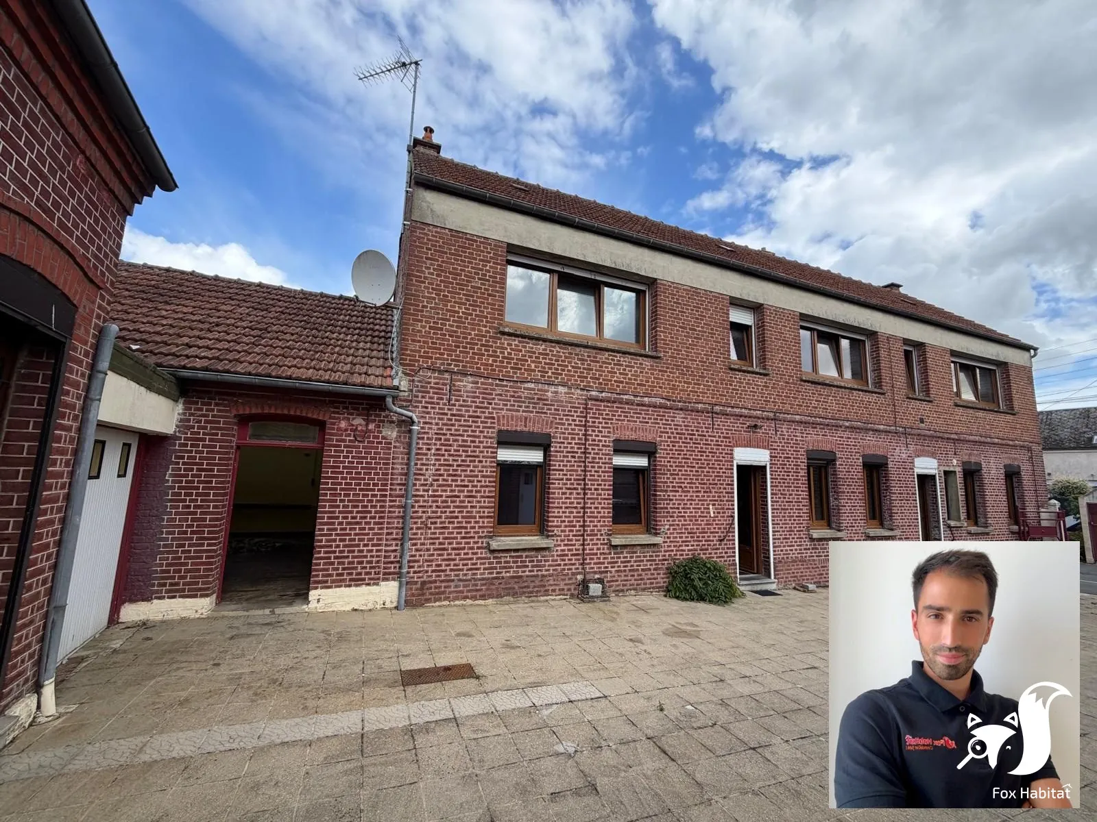 Deux maisons à rénover avec atelier et garages à Villers-Outréaux