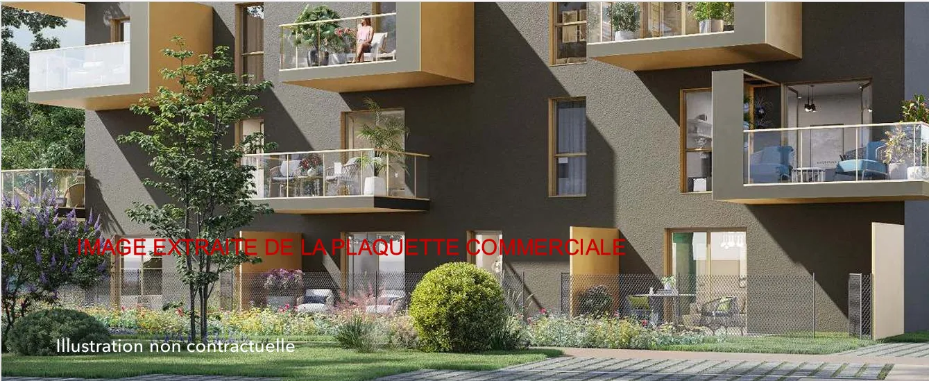 Appartement 2 pièces neuf à Evreux avec balcon et parking, livraison 2028