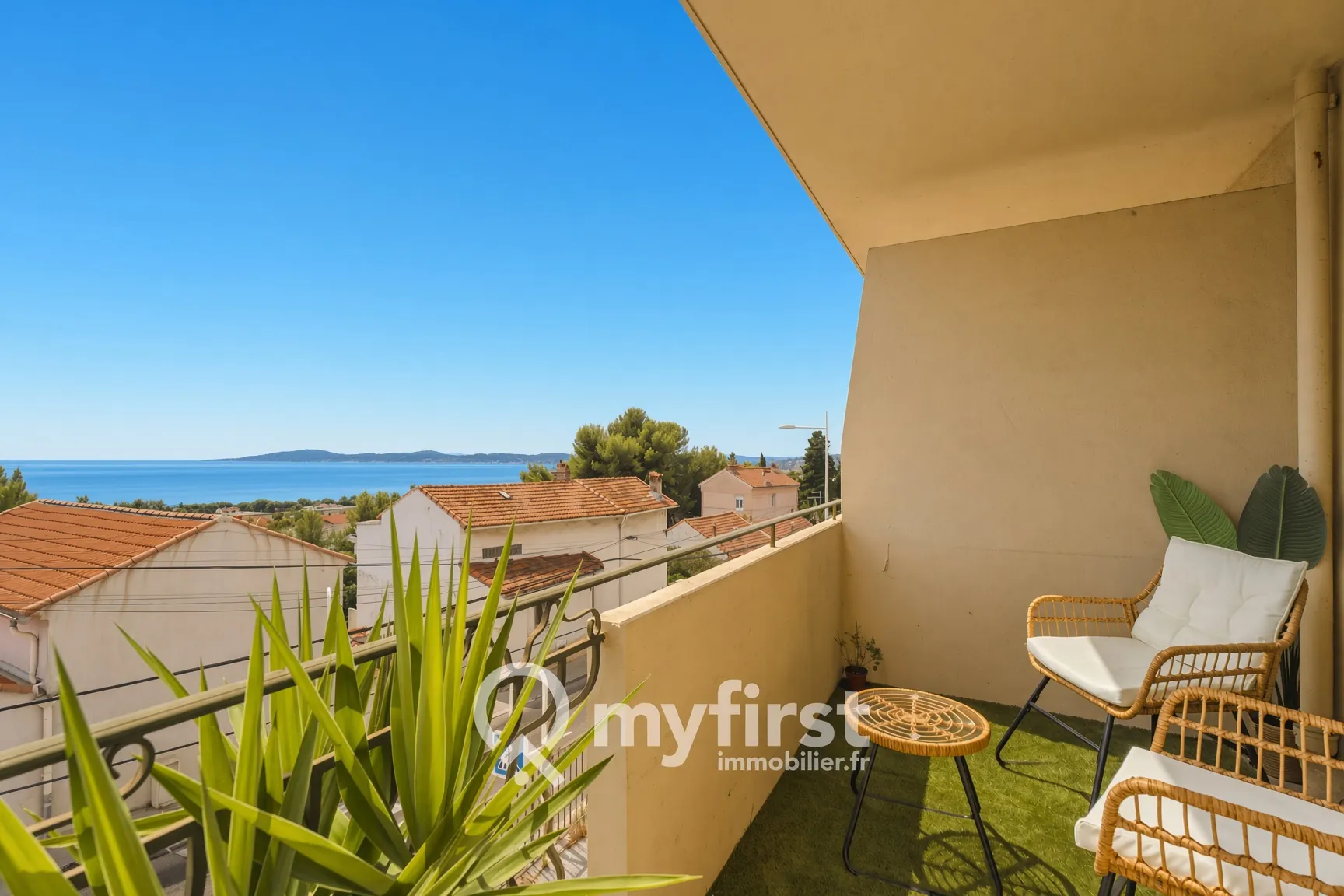 Appartement 3 chambres avec vue mer à Toulon - Prestige, terrasse sud et garage