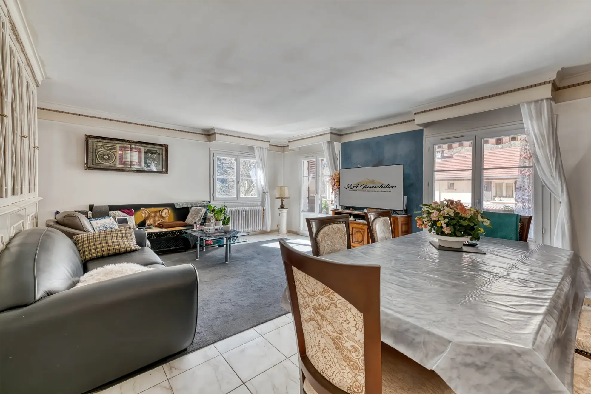 Appartement 4 pièces avec balcon et cave à Saint-Sauveur-sur-Tinée