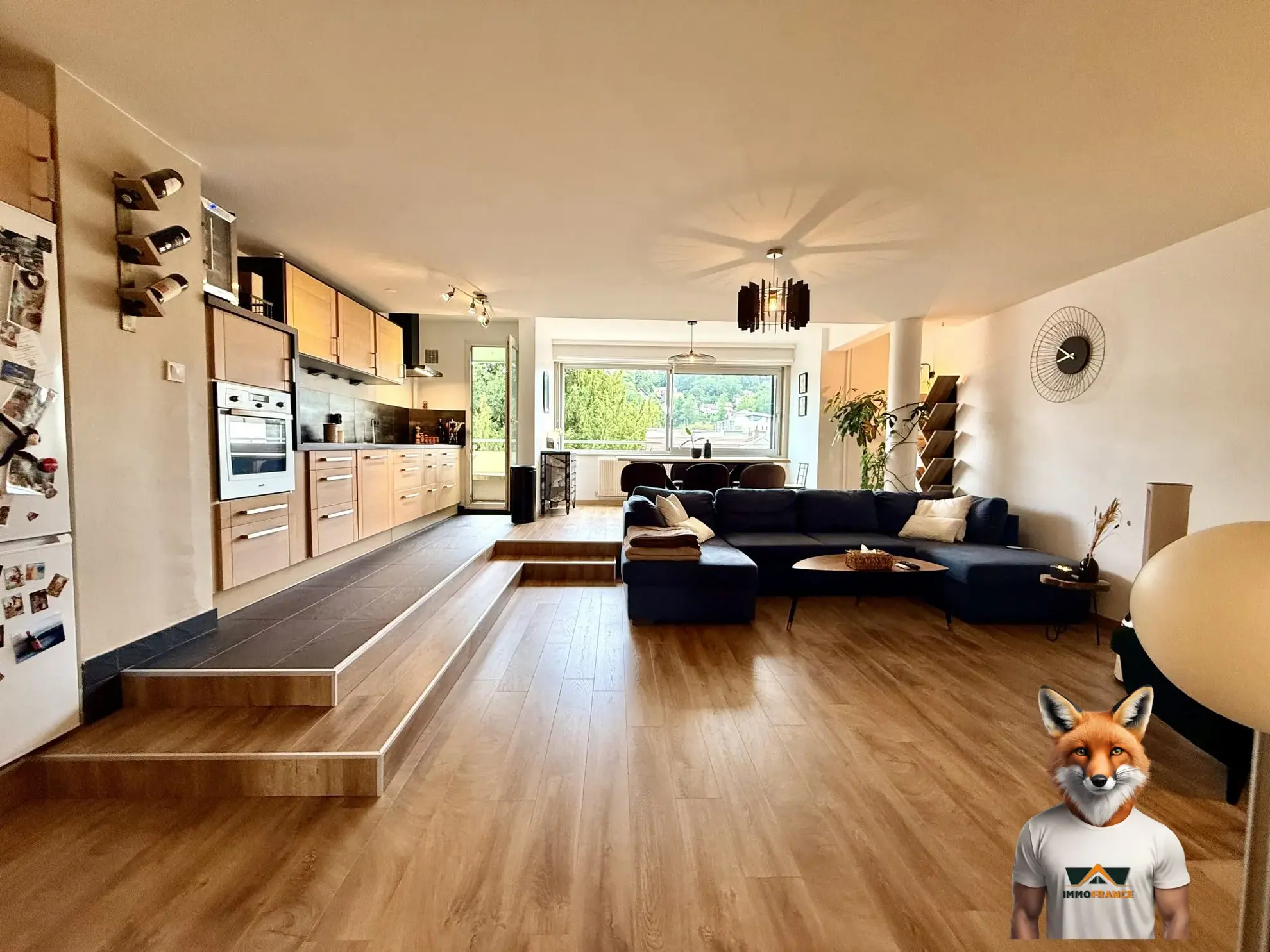 Appartement 2 pièces avec garage à vendre à Besançon, entièrement rénové