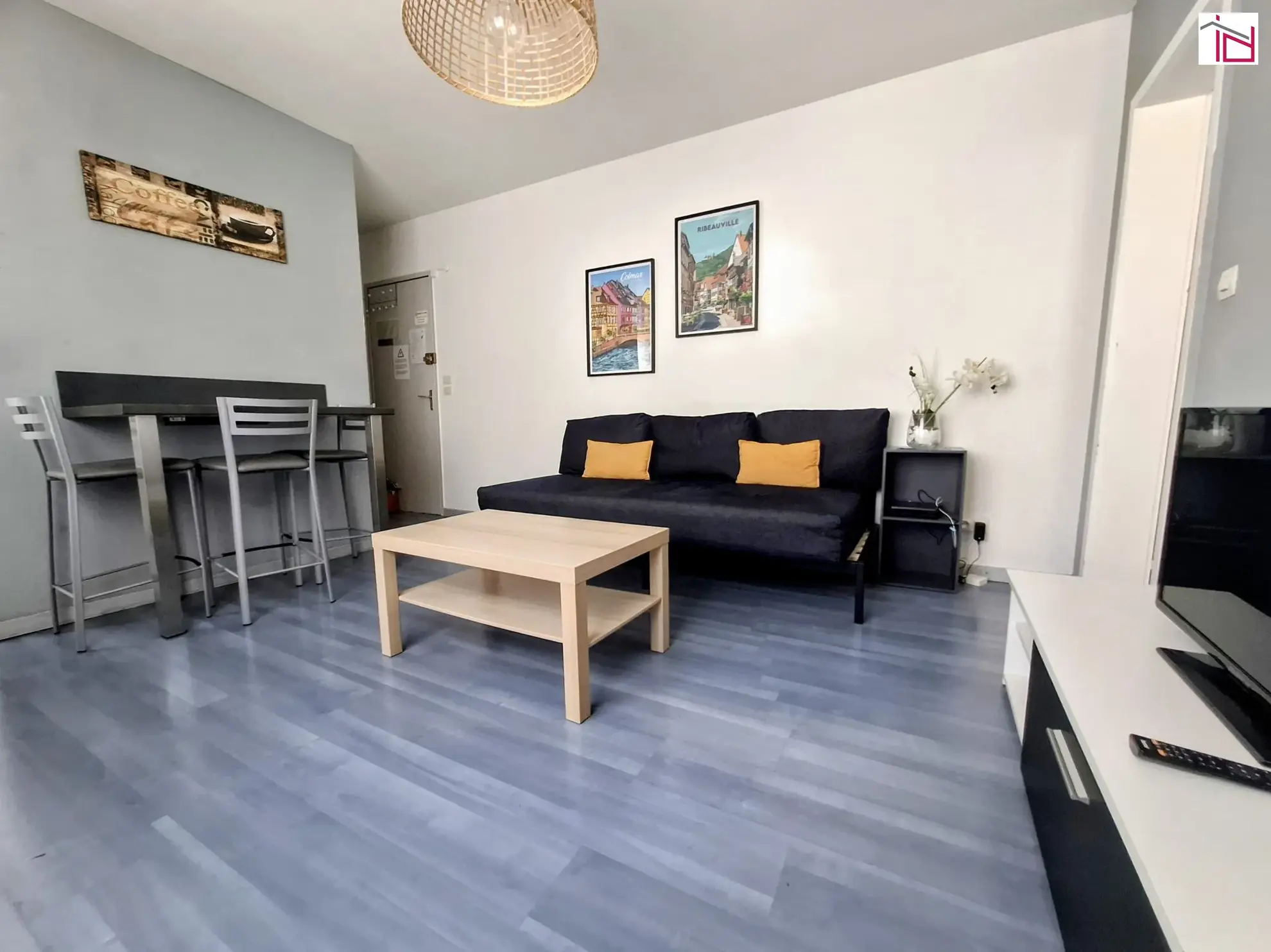 Appartement 2 pièces à Saint-Louis proche gare et autoroutes