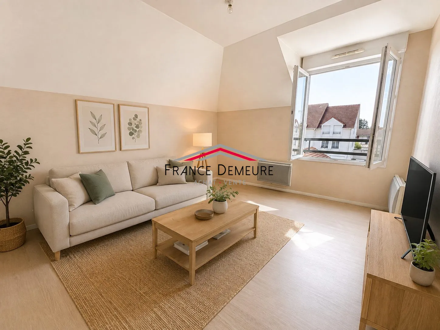 Appartement 4 pièces avec deux parkings en résidence à Montmagny 