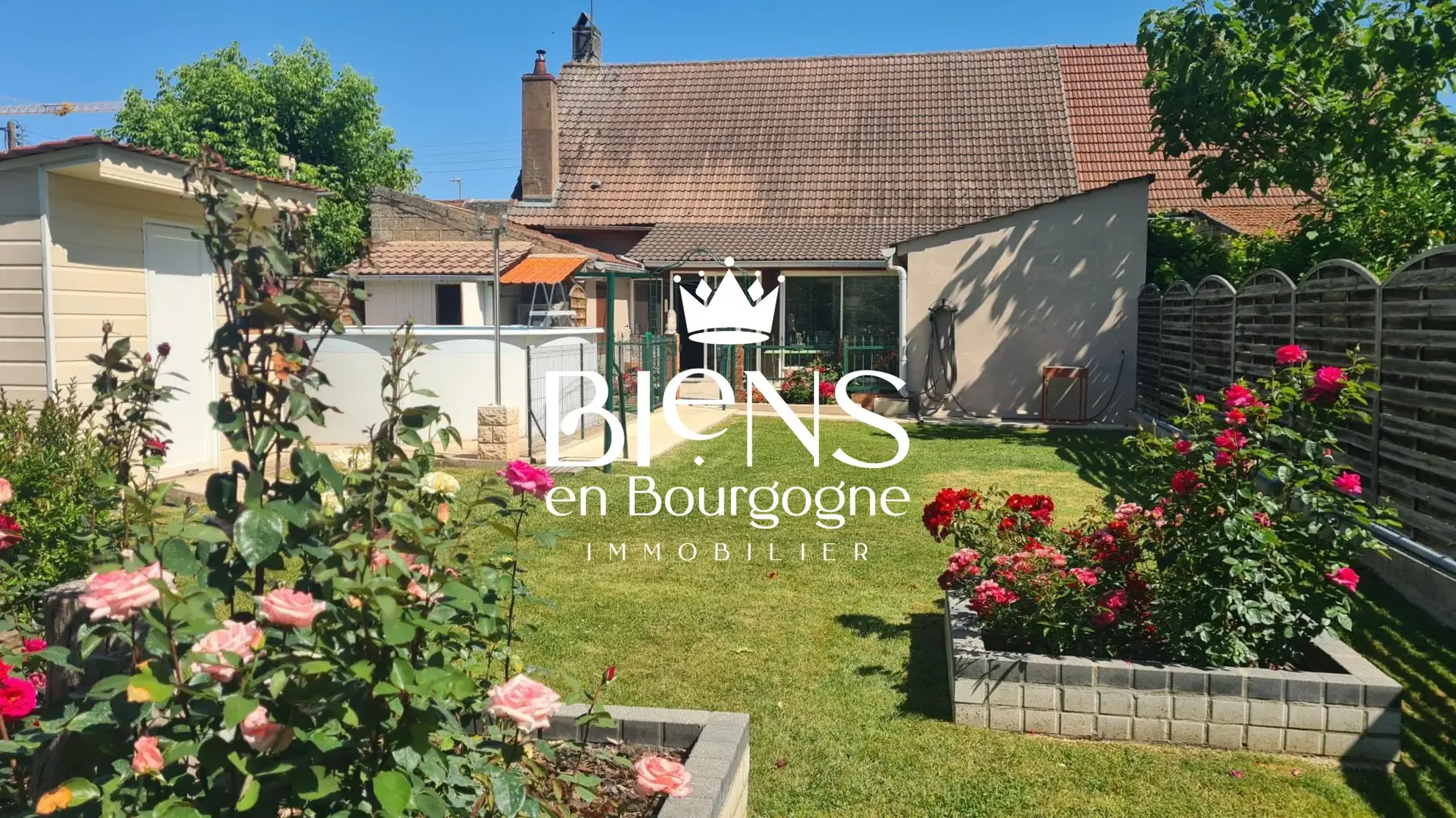 Maison à Seurre avec jardin, piscine et dépendances - 97 m²