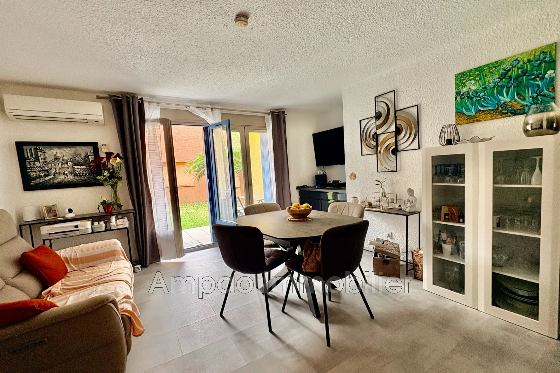 Appartement T3 en rez-de-jardin à Canet-en-Roussillon avec piscine et tennis
