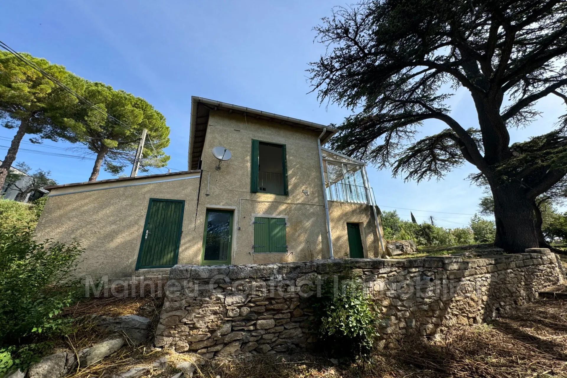 Maison à rénover de 67 m² avec vue dégagée à Calvisson – Terrain de 496 m² 