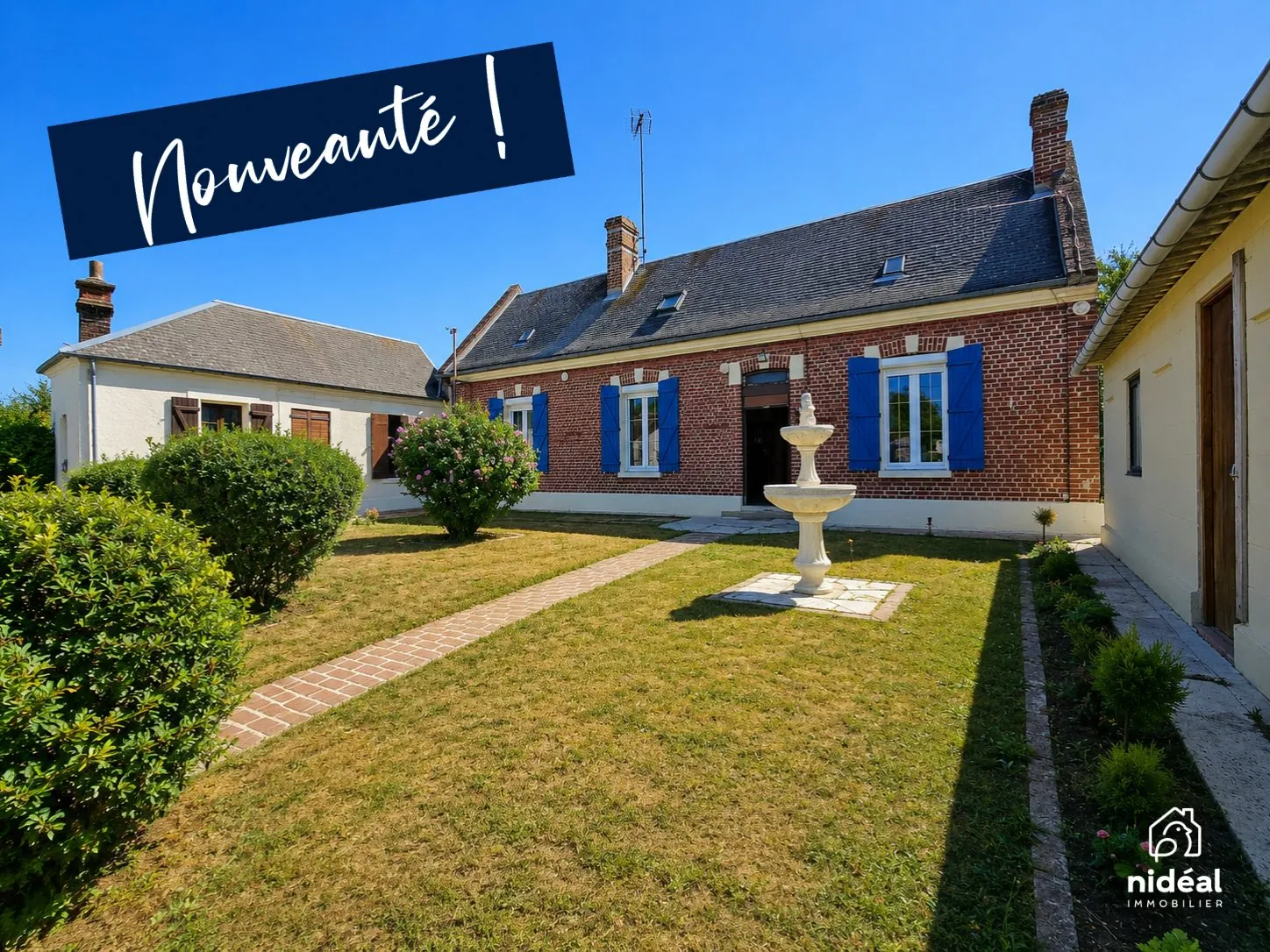 Maison à rénover avec 4 chambres et dépendances à Noyon