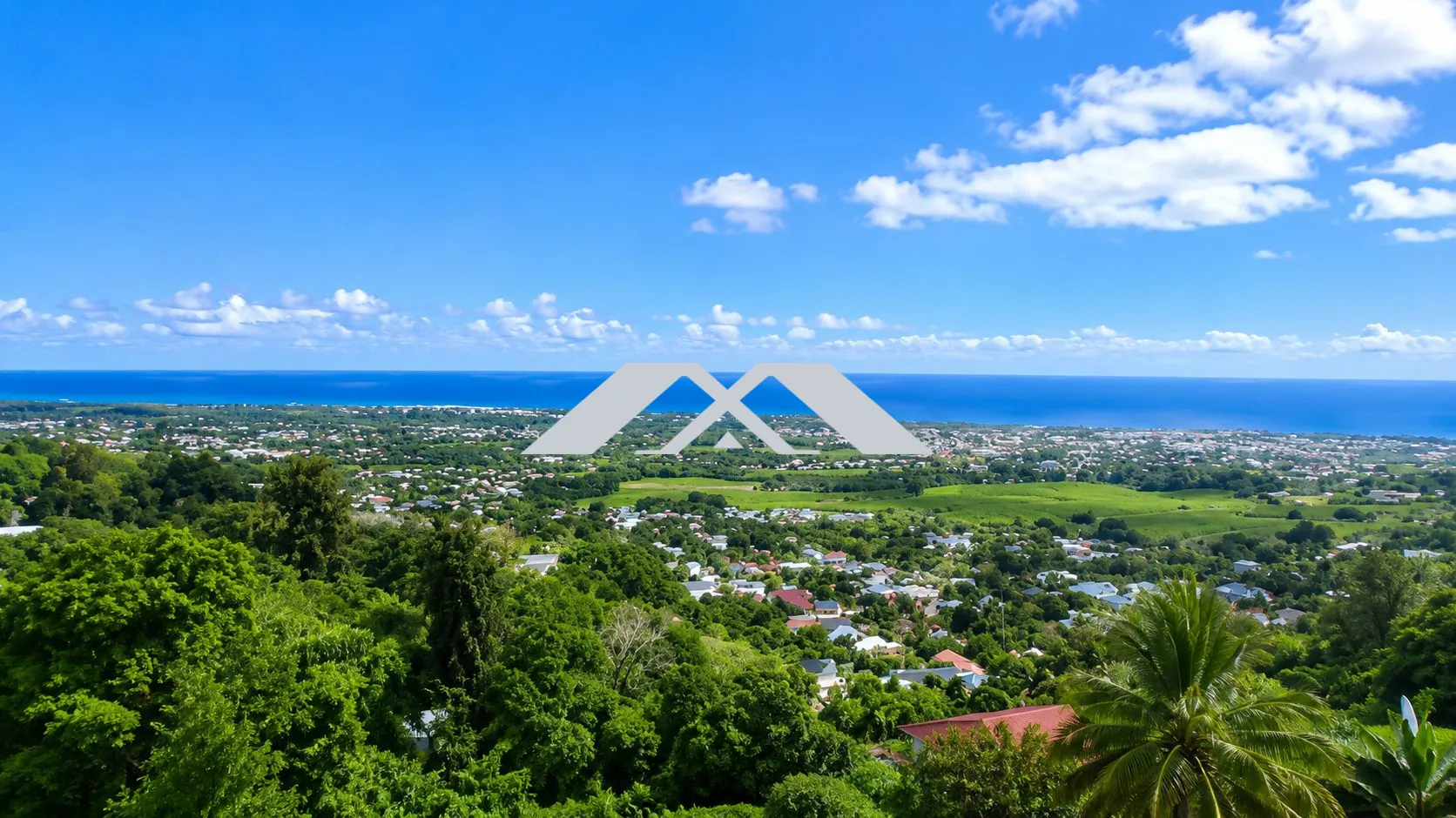 Terrain à vendre de 412 m² avec vue mer à La Rivière Saint Louis