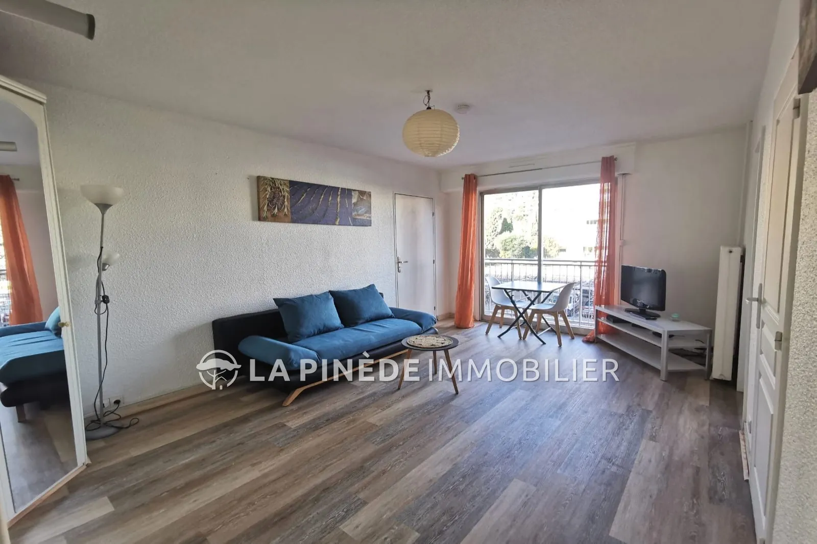 Charmant appartement F1 à Golfe-Juan avec terrasse et locataire en place