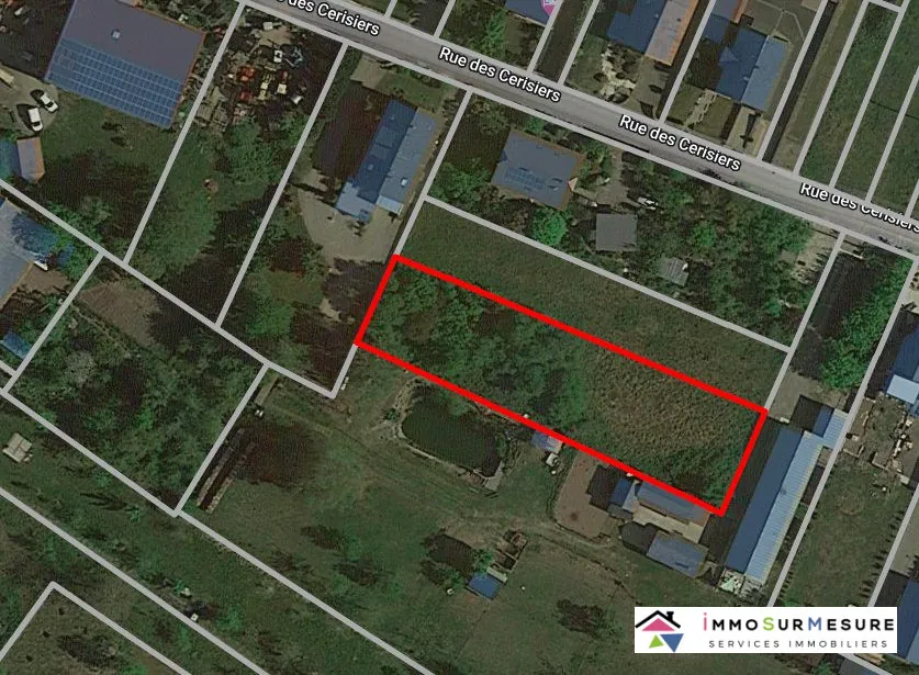 Terrain constructible de 13,49 ares à Hilsenheim, calme et exposé