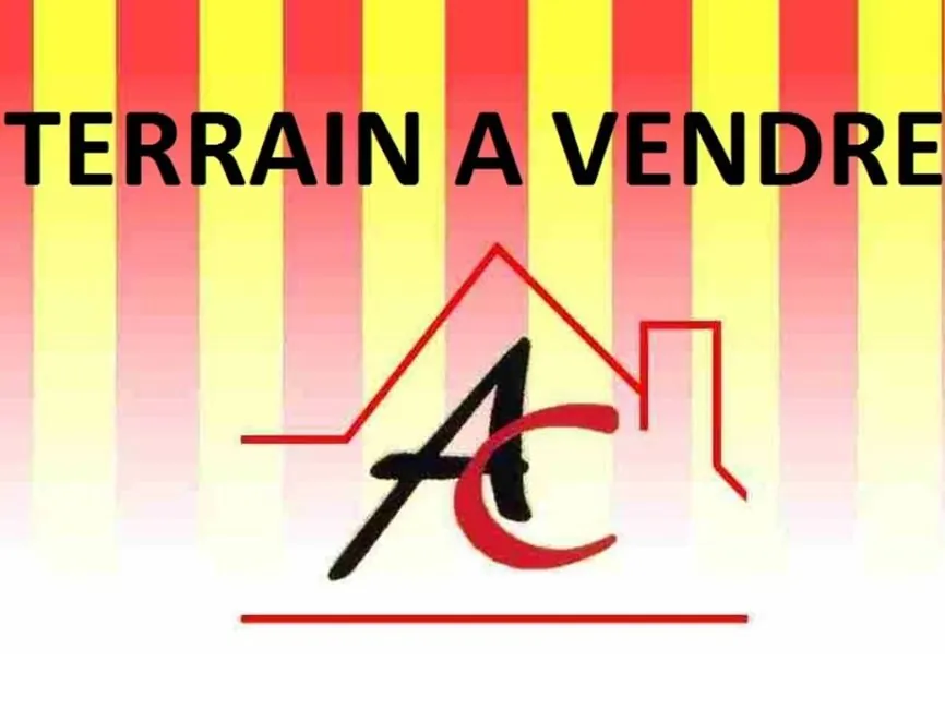 Terrain viabilisé de 850 m² à Pia dans un lotissement résidentiel