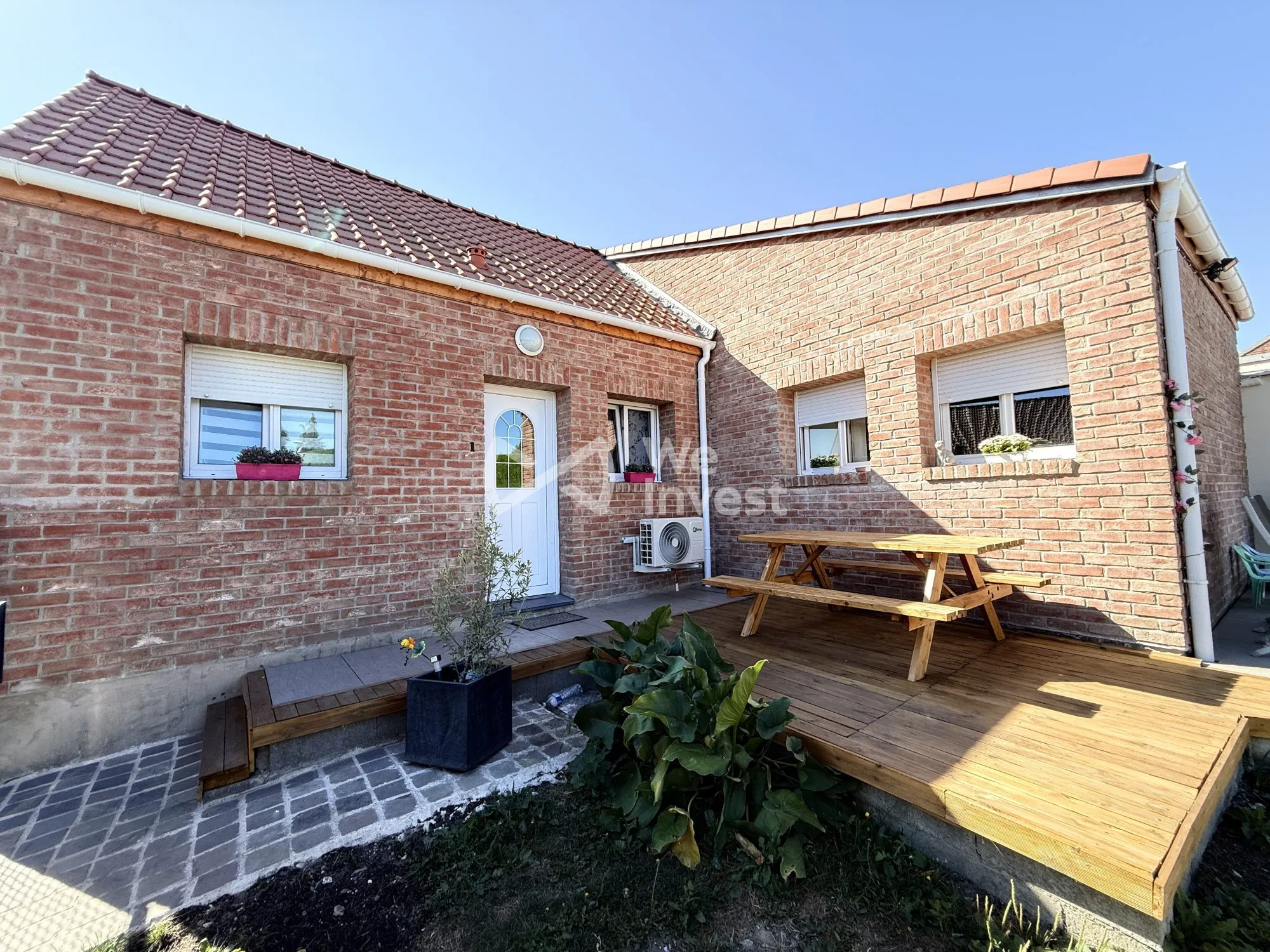 Maison de plain-pied rénovée à Fouquereuil - 2 chambres, jardin, calme