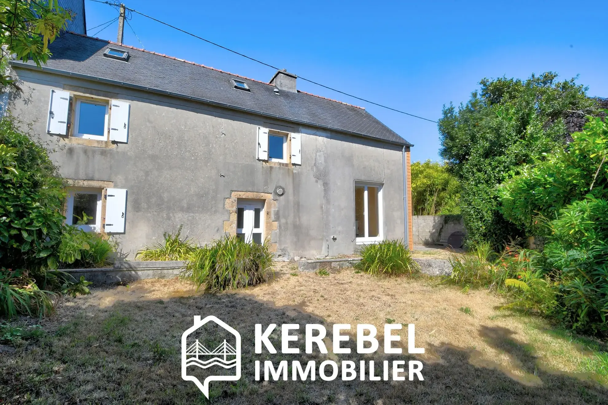 Maison en bourg avec jardin plein Sud à Plougastel-Daoulas