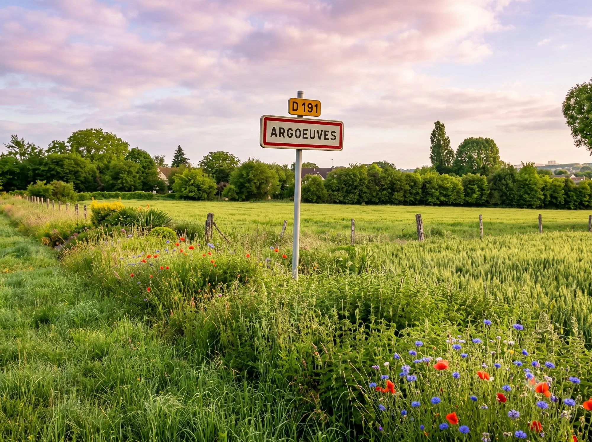 Terrain constructible à vendre à Argoeuves près d'Amiens, 472 m² non viabilisés