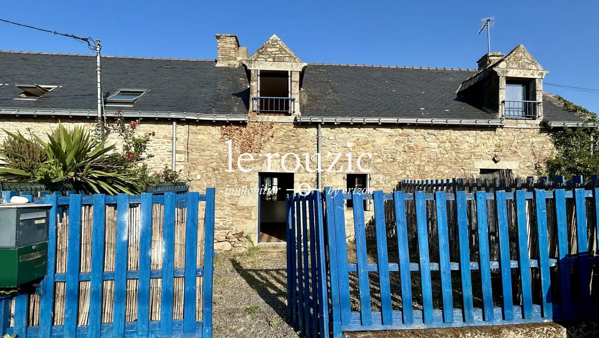 Maison bretonne en pierre proche de la plage à Billiers - 2 chambres