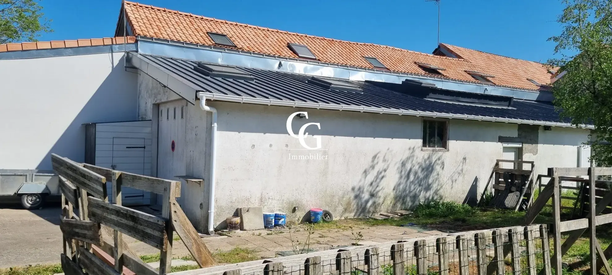 Appartement à rénover de 55 m² avec jardin à Saint-Jean-de-Boiseau