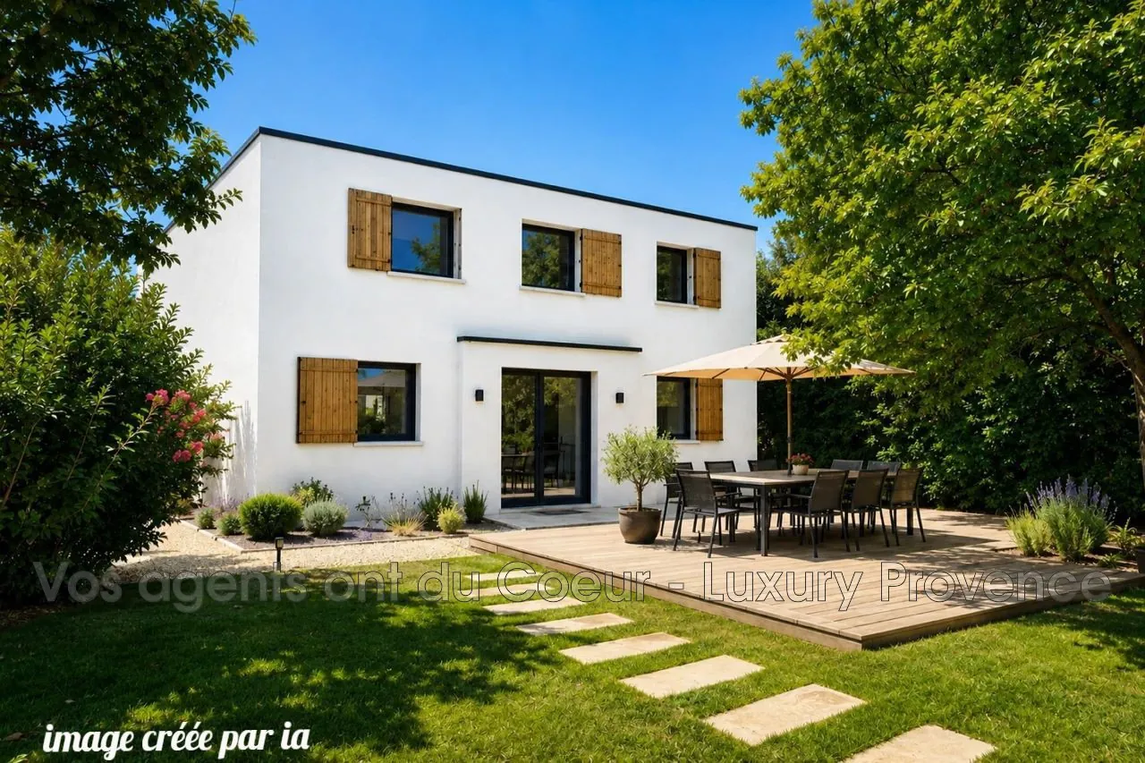 À vendre maison à rénover à Gardanne avec grand jardin dans un environnement calme 