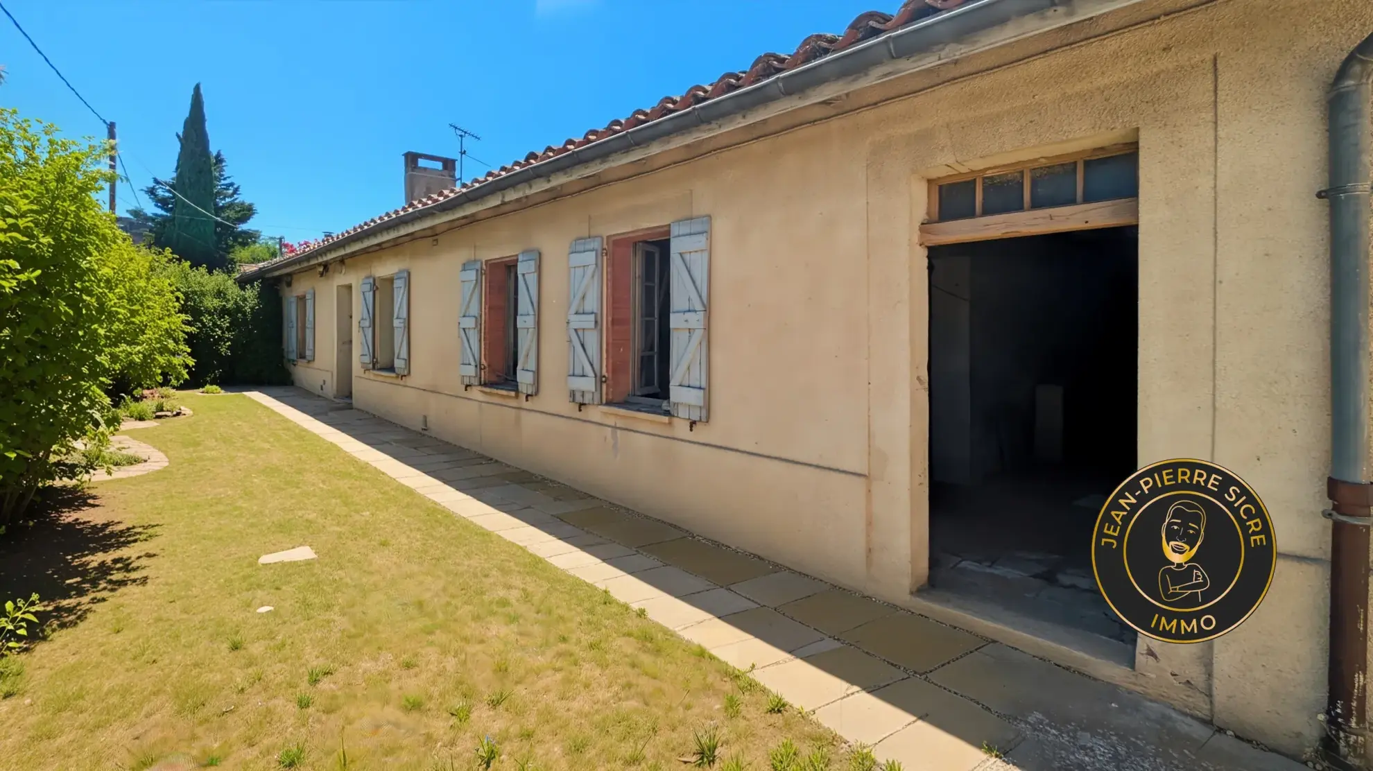 Longère authentique à Eaunes avec grand jardin et potentiel d'agrandissement
