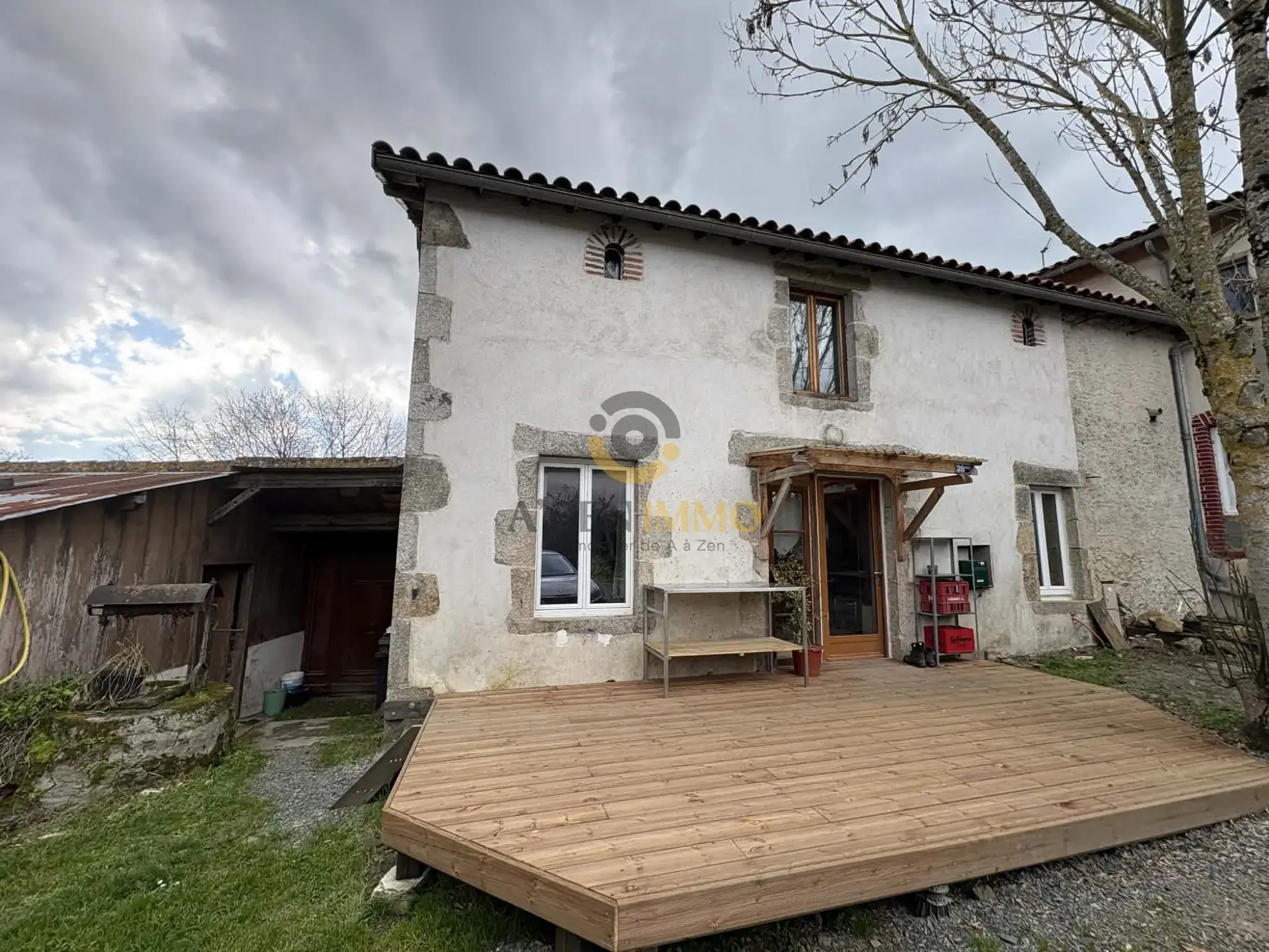 Maison ancienne rénovée à Boisme - 80 m² avec jardin et terrasse