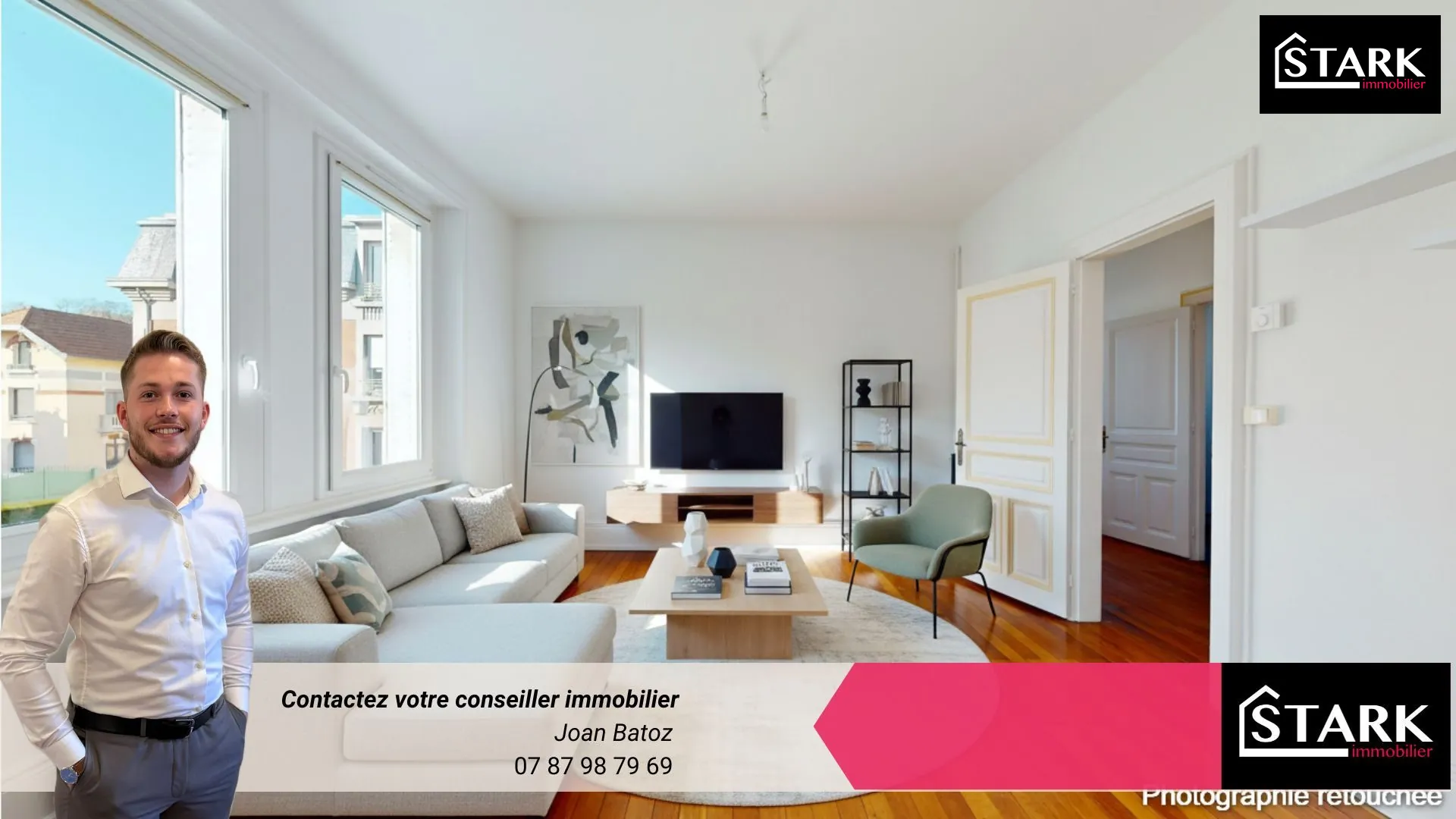Superbe appartement haussmannien de 106 m² en plein centre de Belfort