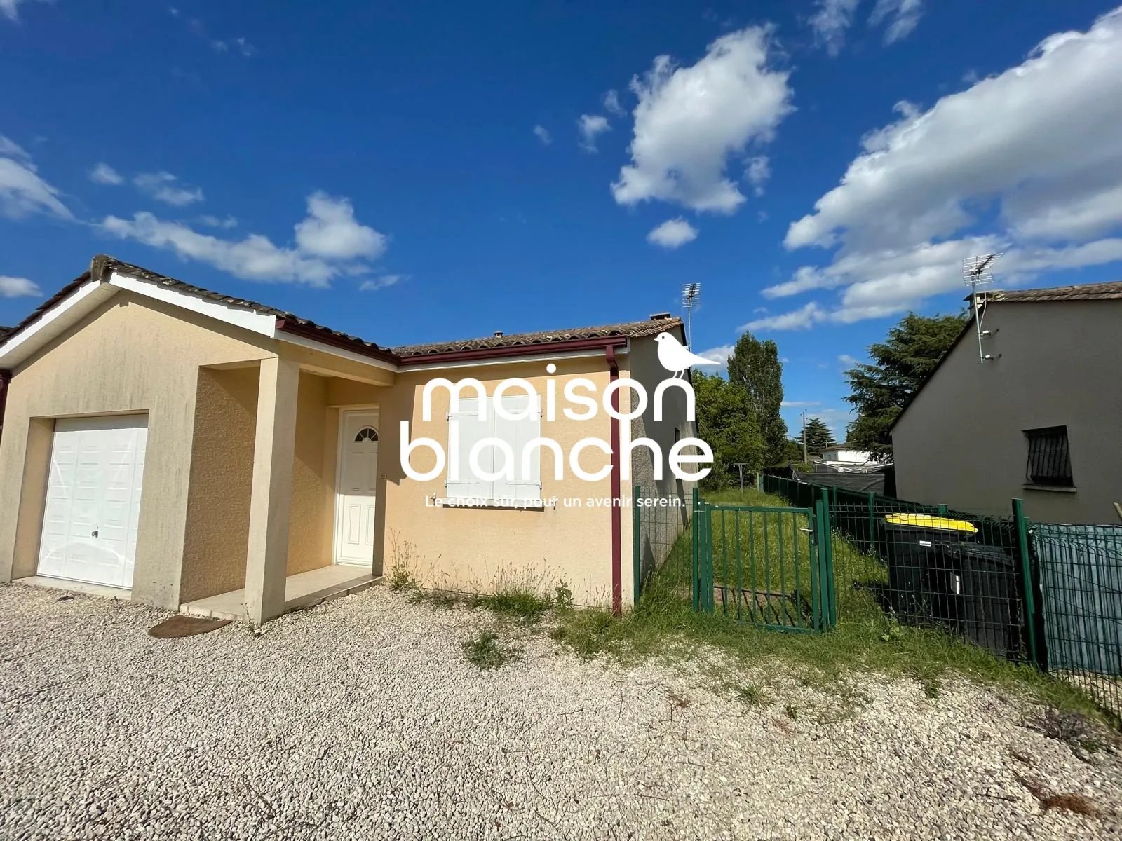 Maison de plain-pied avec jardin à Saint-Magne-de-Castillon
