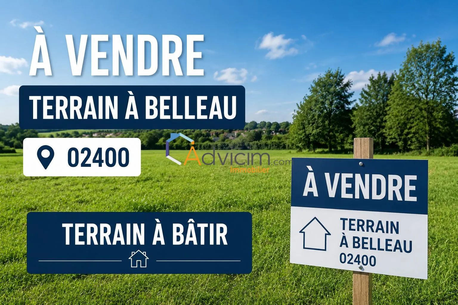 Terrain constructible à Belleau (02400) – Opportunité rare dans un village paisible