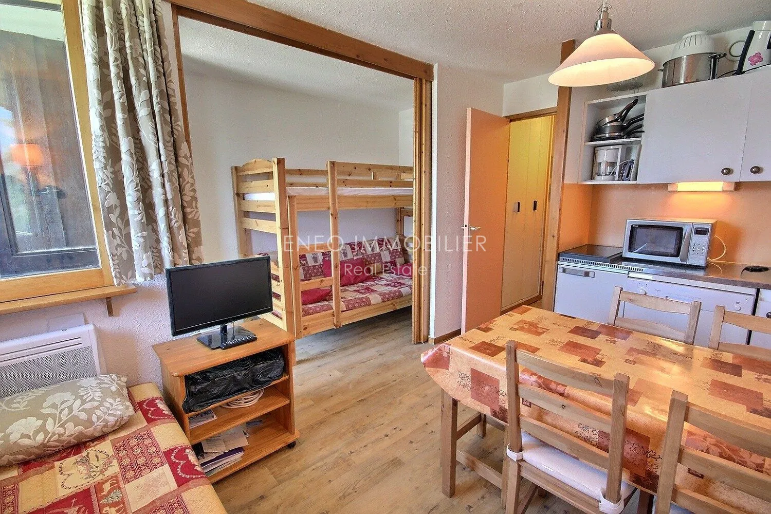 Studio à La Plagne Montalbert avec vue montagne et emplacement privilégié