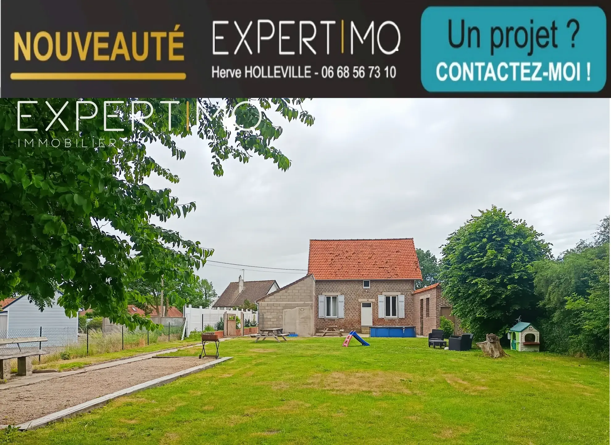 Maison 117 m² avec dépendances et garage à Quend, proche plages