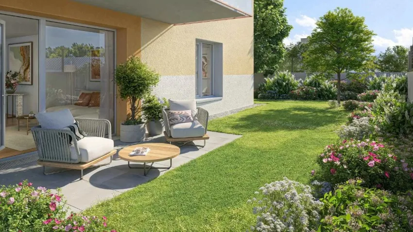 Appartement 2 pièces neuf à Longvic avec jardin et parking - Livraison 2028