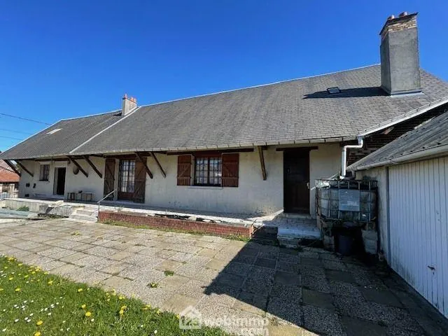 Longère de plain-pied à Noyon de 102 m² avec jardin et garage